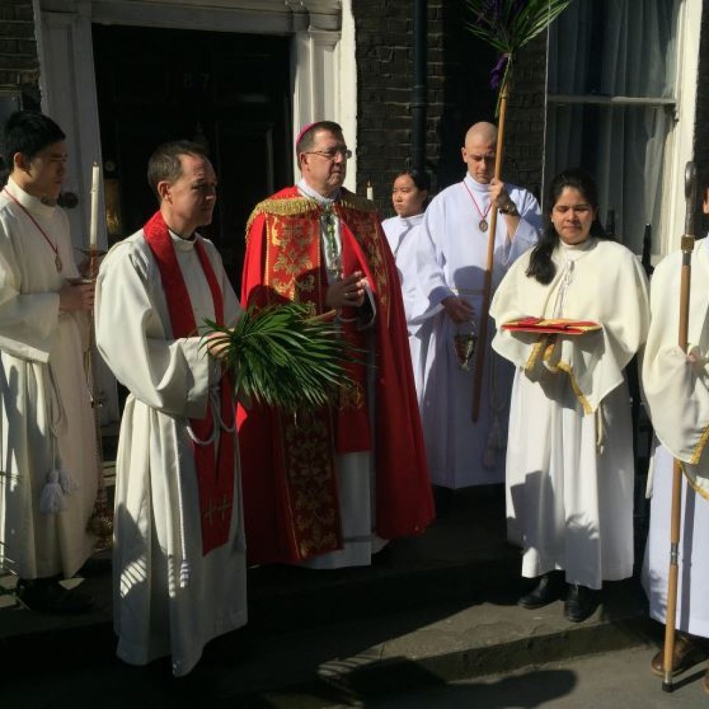 PALM SUNDAY AT NEWMAN HOUSE