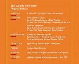 Every Week at Newman House
